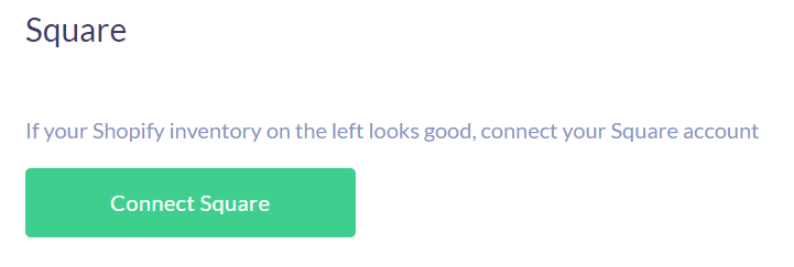 Square Shopify Integration - Connecting to Square